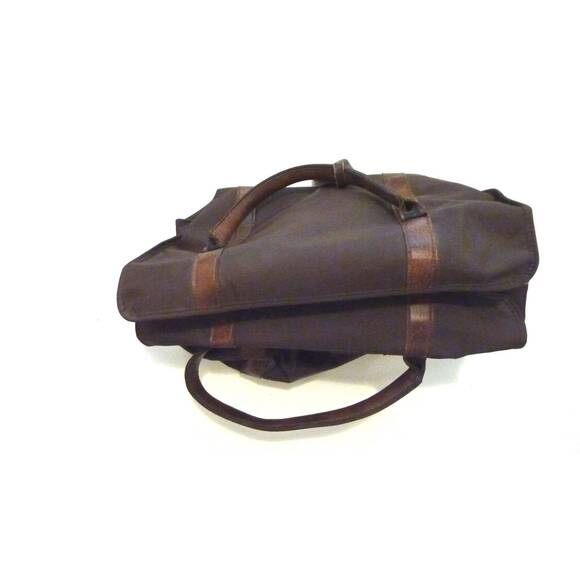 Vintage Retro Brown Carry on Luggage Bag UK Brown weekender - Picture 2 of 6